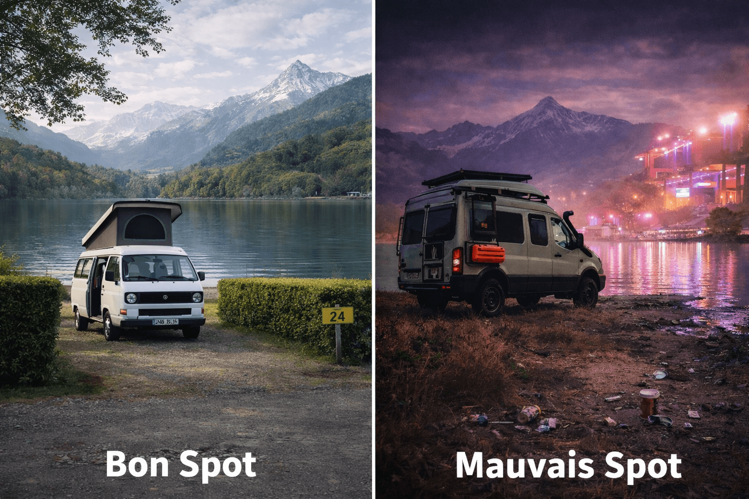 Comment reconnaître un bon spot vanlife (et éviter les galères)