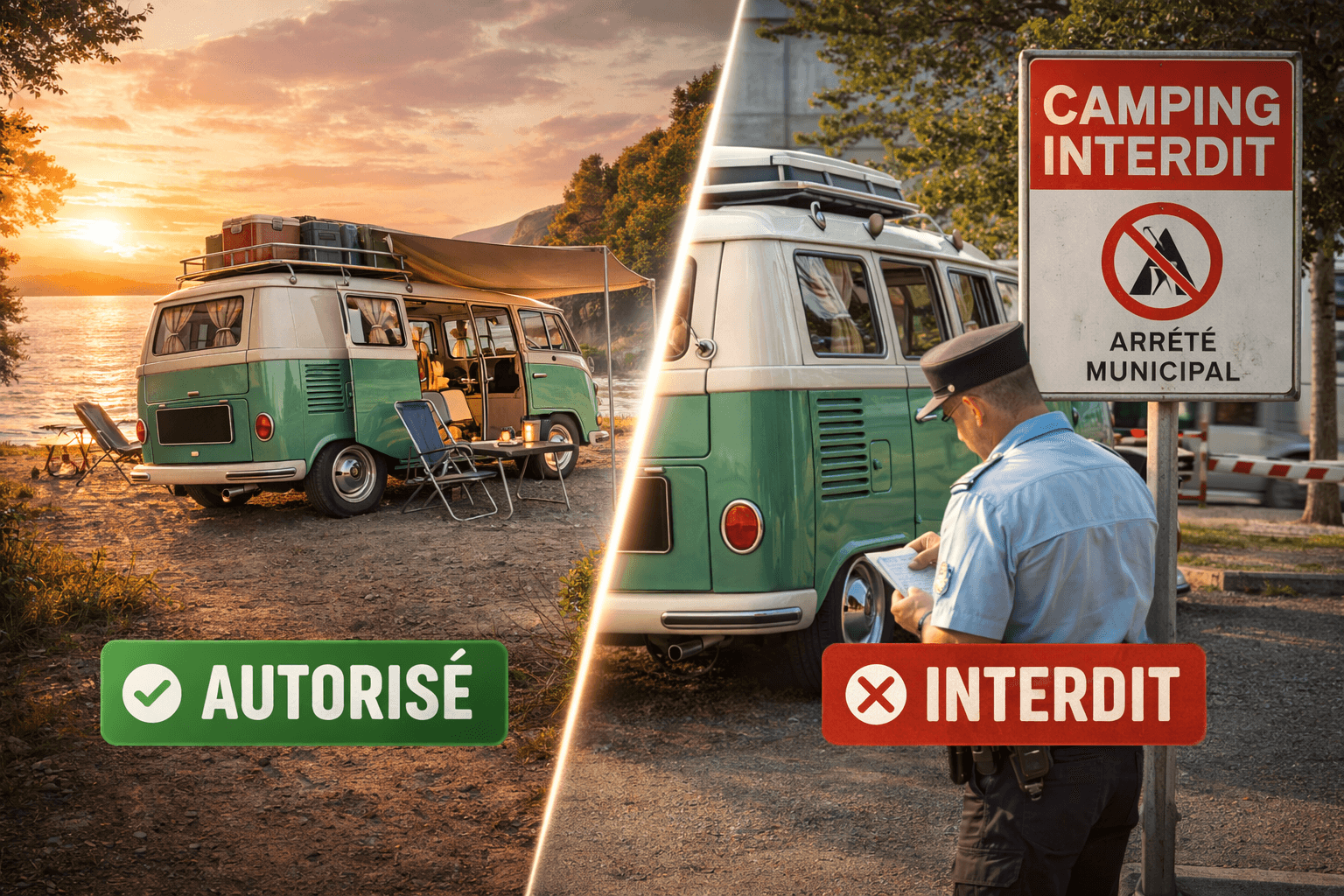 Réglementation vanlife en France : peut-on stationner et dormir dans son van ?
